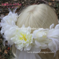 New Design Bride Hair Accessory Tall Pageant Veil Floral Crown Tiara 721HC